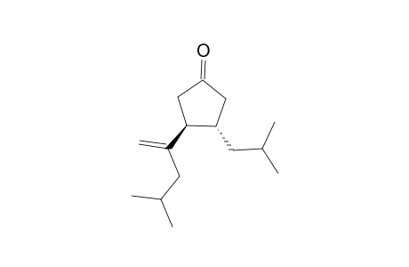 (3S,4S)-3-(4-methylpent-1-en-2-yl)-4-(2-methylpropyl)-1-cyclopentanone