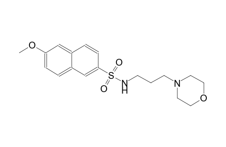 2-naphthalenesulfonamide, 6-methoxy-N-[3-(4-morpholinyl)propyl]-
