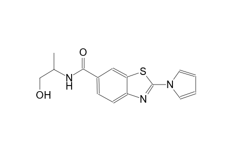 6-benzothiazolecarboxamide, N-[(1S)-2-hydroxy-1-methylethyl]-2-(1H-pyrrol-1-yl)-