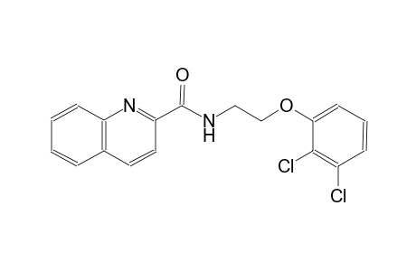 2-quinolinecarboxamide, N-[2-(2,3-dichlorophenoxy)ethyl]-