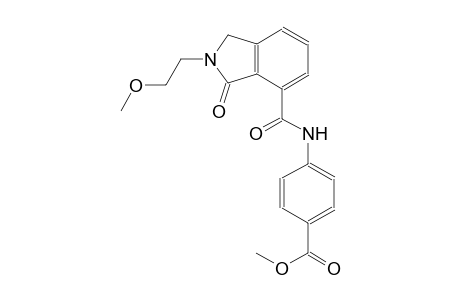 benzoic acid, 4-[[[2,3-dihydro-2-(2-methoxyethyl)-3-oxo-1H-isoindol-4-yl]carbonyl]amino]-, methyl ester