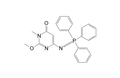 2-Methoxy-3-methyl-6-[(triphenyl-.lambda.5-phosphanylidene)amino]-4(3H)-pyrimidinone