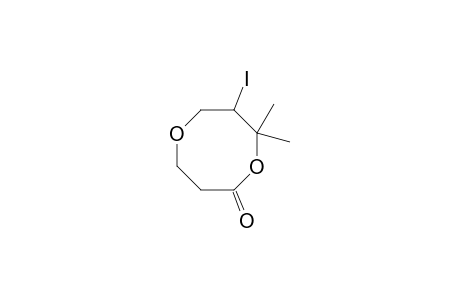 7-iodanyl-8,8-dimethyl-1,5-dioxocan-2-one