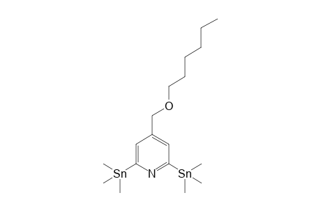 4-Hexyloxymethyl-2,6-bis(trimethylstannyl)pyridine