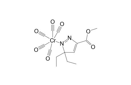 Pentacarbonyl(3,3-diethyl-5-methoxycarbonyl-3H-pyrazole-N2)chromium(0)