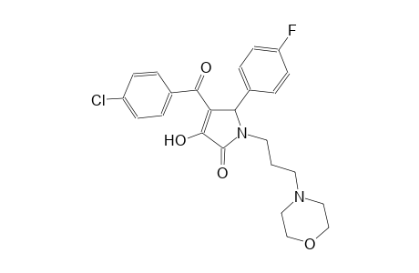 2H-pyrrol-2-one, 4-(4-chlorobenzoyl)-5-(4-fluorophenyl)-1,5-dihydro-3-hydroxy-1-[3-(4-morpholinyl)propyl]-