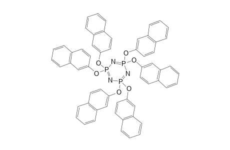 1,3,5,2,4,6-Triazatriphosphorine, 2,2,4,4,6,6-hexahydro-2,2,4,4,6,6-hexakis(2-naphthalenyloxy)-