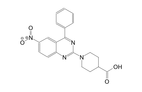 4-piperidinecarboxylic acid, 1-(6-nitro-4-phenyl-2-quinazolinyl)-