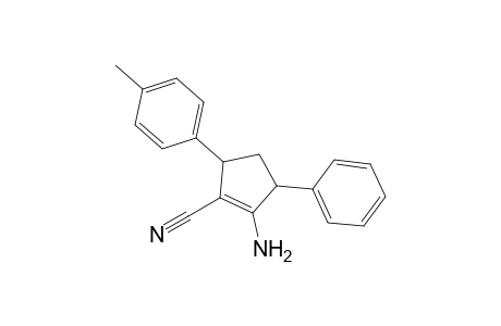 1-Amino-2-cyano-3-(p-methylphenyl)-5-phenyl-1-cyclopentene