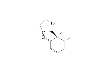 (2R,3R)-2-(1,3-Dioxalan-2-yl)-2,3-dimethyl-5yclohexenone