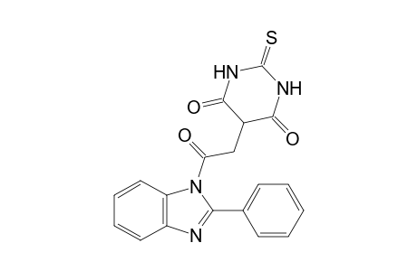 5-[2-Oxo-2-(2-phenyl-1H-benzo[d]imidazol-1-yl)ethyl]-2-thioxodihydro-pyrimidine-4,6(1H,5H)-dione