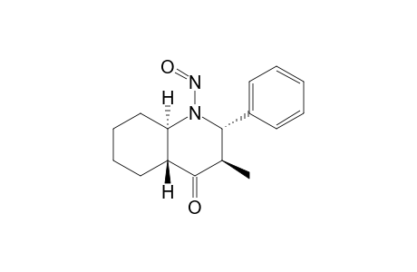 N-NITROSO-3-METHYL-2-PHENYL-TRANS-DECAHYDROQUINOLIN-4-ONE;MAJOR-CONFORMER