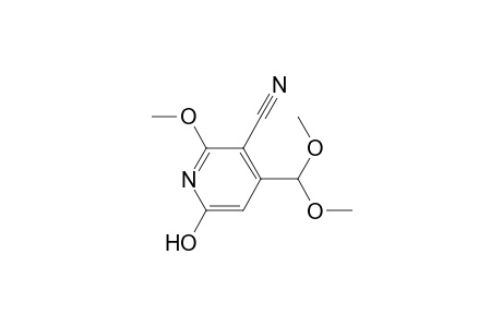 3-Pyridinecarbonitrile, 4-(dimethoxymethyl)-1,6-dihydro-2-methoxy-6-oxo-