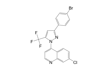 4-[3-(4-BROMOPHENYL)-5,5,5-TRIFLUOROMETHYL-1H-PYRROL-1-YL]-7-CHLOROQUINOLINE