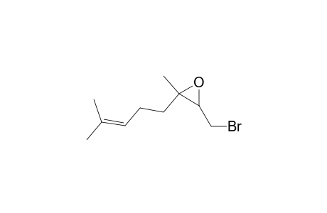 Oxirane, 3-(bromomethyl)-2-methyl-2-(4-methyl-3-pentenyl)-, trans-