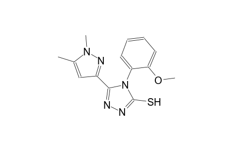 5-(1,5-dimethyl-1H-pyrazol-3-yl)-4-(2-methoxyphenyl)-4H-1,2,4-triazole-3-thiol