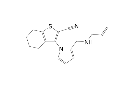 benzo[b]thiophene-2-carbonitrile, 4,5,6,7-tetrahydro-3-[2-[(2-propenylamino)methyl]-1H-pyrrol-1-yl]-