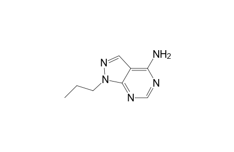 1H-Pyrazolo[3,4-d]pyrimidin-4-amine, 1-propyl-