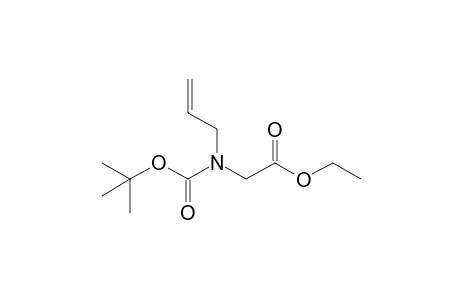 Ethyl N-allyl-N-tert-butyloxycarbonylglycinate