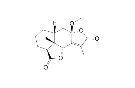 8.beta.-(Methoxyeremophil)-7(11)-en-6.alpha.,15 : 8.alpha.,12-diolide