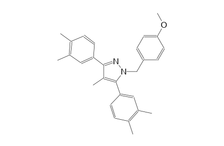 4-{[3,5-bis(3,4-dimethylphenyl)-4-methyl-1H-pyrazol-1-yl]methyl}phenyl methyl ether