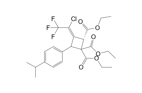4-(1-Chloro-2,2,2-trifluoroethylidene)-3-(4-isopropylphenyl)cyclobutane-1,1,2-tricarboxylate