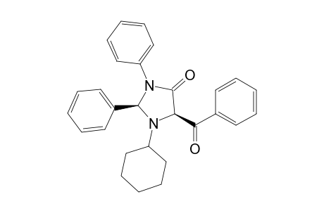4-Imidazolidinone, 5-benzoyl-1-cyclohexyl-2,3-diphenyl-, cis-