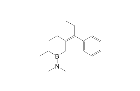(Dimethylamino) ethyl (2-ethyl-3-phenyl-2-pentenyl)borane