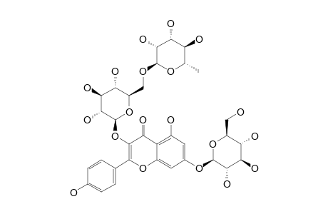 KAEMPFEROL-3-O-RUTINOSIDE-7-O-GLUCOPYRANOSIDE