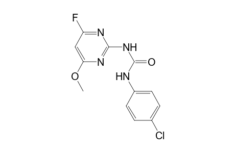 Urea, 1-(4-chlorophenyl)-3-(4-fluoro-6-methoxypyrimidin-2-yl)-