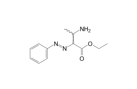 3-Amino-2-(phenylazo)crotonic acid, ethyl ester