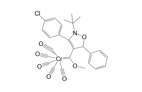 2-(tert-Butyl)-3-(p-chlorophenyl)-4-(methoxymethylene)-5-phenyldihydroisoxazolepentacarbonylchromium