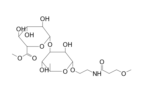 N-(METHOXYETHYLCARBONYL)AMINOETHYLBIOSIDE