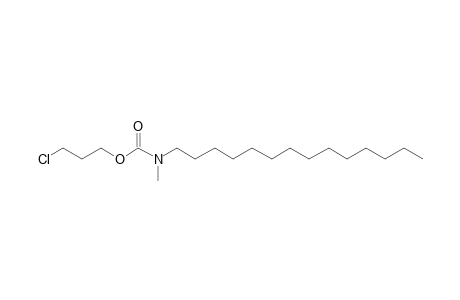 Carbamic acid, N-methyl-N-tetradecyl-, 3-chloropropyl ester