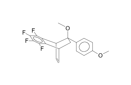 5-ENDO-METHOXY-5-(PARA-METHOXYPHENYL)-2,3-TETRAFLUOROBENZOBICYCLO[2.2.2]OCTA-2,7-DIENE