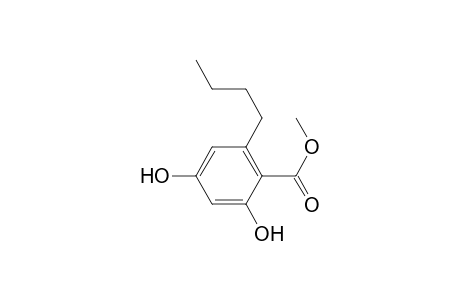 2,4-Dihydroxy-6-n-butylbenzoic acid, methyl ester