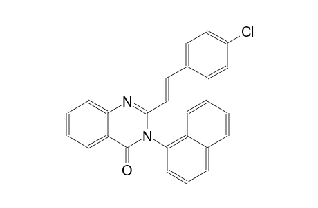 2-[(E)-2-(4-chlorophenyl)ethenyl]-3-(1-naphthyl)-4(3H)-quinazolinone