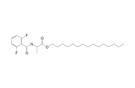 L-Alanine, N-(2,6-difluorobenzoyl)-, pentadecyl ester