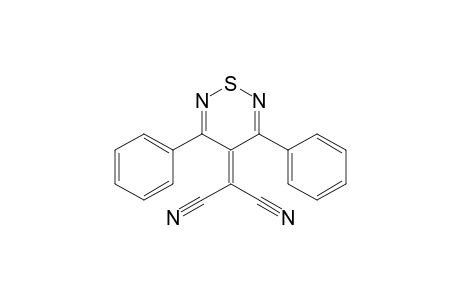 2-(3,5-Diphenyl-4H-1,2,6-thiadiazin-4-ylidene)malononitrile