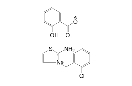 2-amino-3-(2-chlorobenzyl)-1,3-thiazol-3-ium salicylate