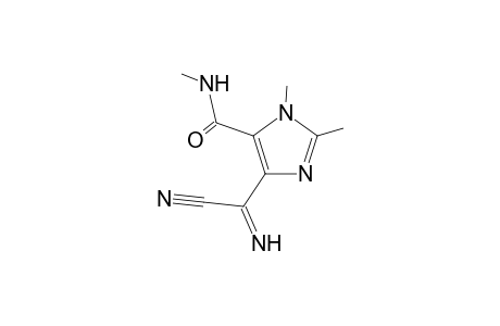 5-Methylcarboxamido-4-(cyanoformimidoyl)-1,2-dimethylimidazole