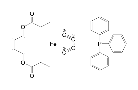 Iron, dicarbonyl[(2,3,4,5-.eta.)-diethyl 2,4-hexadienedioate](triphenylphosphine)-