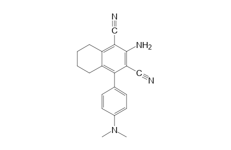 2-amino-4-[p-(dimethylamino)phenyl]-5,6,7,8-tetrahydro-1,3-naphthalenedicarbonitrile