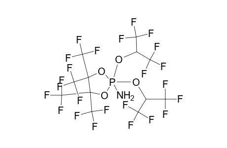 1,3,2-Dioxaphospholane, 2-amino-2,2-dihydro-4,4,5,5-tetrakis(trifluoromethyl)-2,2-bis[2,2,2-t rifluoro-1-(trifluoromethyl)ethoxy]-
