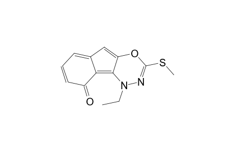 1-Ethyl 3-(methylthio)indeno[2,1-e][4,1,2]oxadiazine-9(1H)-one