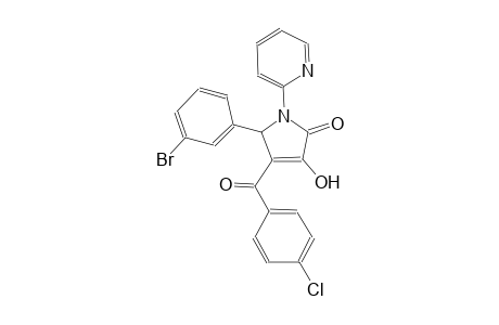 2H-pyrrol-2-one, 5-(3-bromophenyl)-4-(4-chlorobenzoyl)-1,5-dihydro-3-hydroxy-1-(2-pyridinyl)-