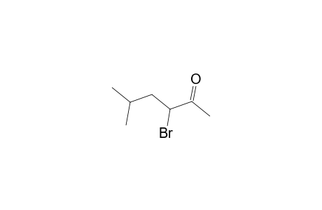 3-Bromanyl-5-methyl-hexan-2-one
