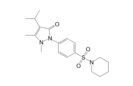 1,5-Dimethyl-2-(4-piperidin-1-ylsulfonylphenyl)-4-propan-2-yl-pyrazol-3-one
