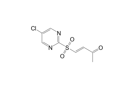(E)-4-(5-chloranylpyrimidin-2-yl)sulfonylbut-3-en-2-one