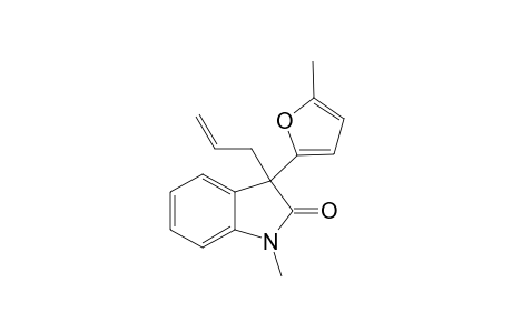 3-Allyl-1-methyl-3-(5-methylfuran-2-yl)indolin-2-one